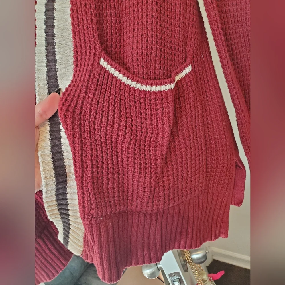 Universal Thread Knit Collegiate Cardigan - Picture 5 of 9